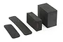 A set of four black foam spacers of varying sizes for ARRMA RC battery boxes.
