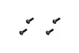 ARRMA 4x10mm Fine Thread Button Head Screws 4Pcs AR721410