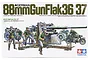 Tamiya 1/35 German 88mm Flak36/37 Scaled Plastic Model Kit 35017