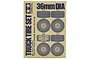 Tamiya 36mm Truck Tire Set 4Pcs 70101