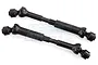MIP SCX10 Splined Center CVD Steel Drive Shafts 2Pcs 10145