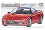 Tamiya 1/24 scale Honda NSX plastic model kit box art showing a red sports car.