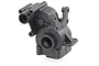 A black plastic RC gearbox case for HSP 2WD vehicles, showing mounting points and internal gear housing.