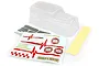 HSP 1/10 RC4 Rock Cruiser Truck Unpainted Body Shell w/ Masking & Decals 136993