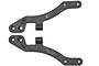 A pair of black RPM RC wing mounts for Arrma vehicles, showing left and right pieces with mounting holes and branding.