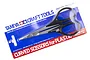 Tamiya Curved Scissors for Plastic Parts (74005) in original blue and white blister packaging.