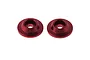 ARRMA Red CNC Aluminium Wing Washers 2Pcs AR320215
