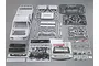 Killerbody 1/10 Toyota Land Cruiser 70 Unpainted Hard Body Kit with Accessories - White 48601
