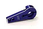 A blue anodized aluminium 23T servo horn for RC vehicles, featuring a clamp-style design and two mounting holes.