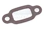 A brown, flat, rectangular exhaust gasket with two mounting holes for Zenoah 23cc-32cc engines.