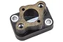 A black Zenoah G320RC intake manifold spare part for RC engines, shown from an angled top-down perspective against a white background.