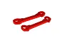 Losi Red Aluminium Rear Suspension Arm Pin Brace Set LOS254008