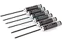 FastRax 1.5, 2.0, 2.5, 3.0mm Hex Driver & Phillips, Flat head Screwdriver Set 6Pcs FAST615