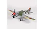 FMS Tempest V2 750mm RC warbird plane in green and grey camouflage with red spinner and RAF markings on a white background.