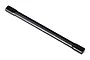 A black steel axle shaft for a Traxxas TRX-4 RC vehicle, shown isolated on a white background.