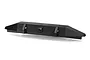 A black plastic rear bumper for a Traxxas TRX-4 RC crawler, featuring a central hitch receiver mount.