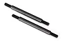 Two steel suspension links for a Traxxas TRX-4 RC car, showing threaded ends on a dark grey metal rod.