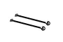 Two ARRMA 85mm CVD drive shafts made of dark grey metal, shown against a plain white background.
