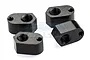 Rovan 5IVE-T Black Aluminium Side Cage Nut Inserts 4Pcs 151022