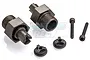 Rovan Gunmetal Aluminium Clipless Front Hex Adapter Set 95143