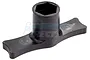 A black plastic Rovan wheel nut wrench socket with a T-handle design on a white background.