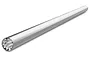A silver-coloured metal internal spline centre drive shaft for a Traxxas X-Maxx RC vehicle, shown against a plain white background.