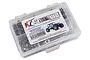 RC Screwz stainless steel screw kit for Axial 1/10 Wraith in a clear plastic compartment box.