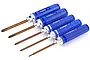 HSP Blue Aluminium Phillips Head Screwdriver Set 5Pcs H295807