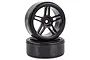 HSP 1.9" Drift Tyre on Black Rims - Wheels 2Pcs 07003