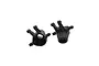 Two black plastic RC car front or rear hub carriers for the Xinlehong Challenger 9115.