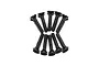 Xinlehong 2.3x10mm Coarse Thread Countersunk Head Screws 10Pcs 15-LS05