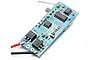 A blue Xinlehong 2.4Ghz receiver and main circuit board for RC vehicles, featuring integrated electronic components and red and black power wires.