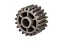 A 20-tooth steel transmission input gear for the Traxxas X-Maxx RC vehicle, shown in a studio product shot against a white background.