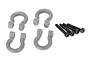 Traxxas TRX-4 Grey Front or Rear Bumper D-Rings 2Pcs 8234