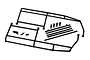 Traxxas TRX-4 Land Rover Defender exo roll cage parts including side frames, crossbars, and mounting hardware on a white background.