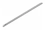 A silver aluminium centre drive shaft for a Traxxas 4-Tec 2.0 RC car, shown against a plain white background.