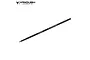 A black Vanquish 2.0mm hex driver replacement tip isolated on a white background.
