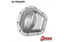 A silver aluminium Vanquish Dana 60 heavy duty differential cover for RC vehicles, featuring a machined finish and mounting holes.