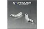Vanquish Silver Aluminium Wraith Race Ackerman Arm Set VPS03211
