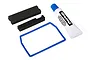 Traxxas receiver box seal set including a blue silicone O-ring, two black foam pads, and a tube of Traxxas silicone grease.