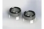 Two ARRMA metal shielded ball bearings shown in a studio render against a white background.