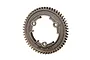 A dark grey steel 54T 1.0 module spur gear for Traxxas RC vehicles, shown against a white background.