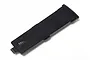 A black plastic battery compartment cover for a Traxxas TQi transmitter, shown from an angled top-down perspective.