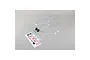 Losi 1/5 DBXL-E clear unpainted body shell set including body panels, interior parts, decals, and small hardware components.