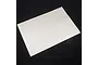 A rectangular sheet of silver-coloured diamond plate metal with a textured tread pattern, set against a plain black background.