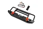 Yeah Racing Black Aluminium TRX-4 & SCX10 II Front Bumper w/ LED Lights TRX4-032BK