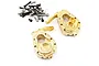 Yeah Racing TRX-4 High Mass Brass Front Portal Axle Steering Hub 2Pcs TRX4-031