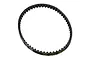 A black toothed RC drivetrain belt for HPI Sprint 2, showing printed text on the outer edge.