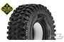 A single Pro-Line 1.9 inch Hyrax G8 rock crawler tyre featuring an aggressive tread pattern and a Recon G6 Certified 2017 logo in the top left corner.