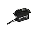 Savox SC-1256TG-BE Black Edition standard digital servo with titanium gears, shown from a high angle against a white background.